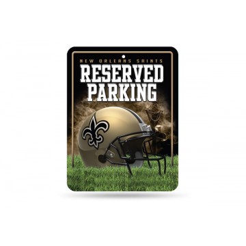 New Orleans Saints Metal Parking Sign 
